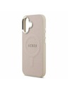 Guess Guess PU Saffiano MagSafe Zadný Kryt pre iPhone 17 Pink