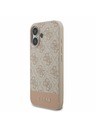 Guess Guess PU 4G Stripe Zadný Kryt pre iPhone 17 Pink