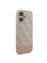 Guess Guess PU 4G Stripe Zadný Kryt pre iPhone 17 Pink