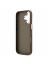 Guess Guess PU 4G Metal Logo Zadný Kryt pre iPhone 17 Silver Brown