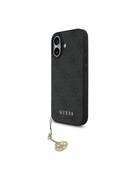 Guess Guess 4G Charm MagSafe Zadný Kryt pre iPhone 17 Tone on Tone Grey