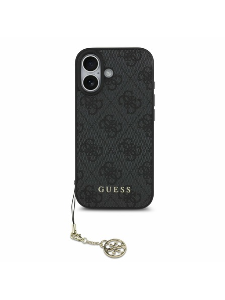 Guess Guess 4G Charm MagSafe Zadný Kryt pre iPhone 17 Tone on Tone Grey