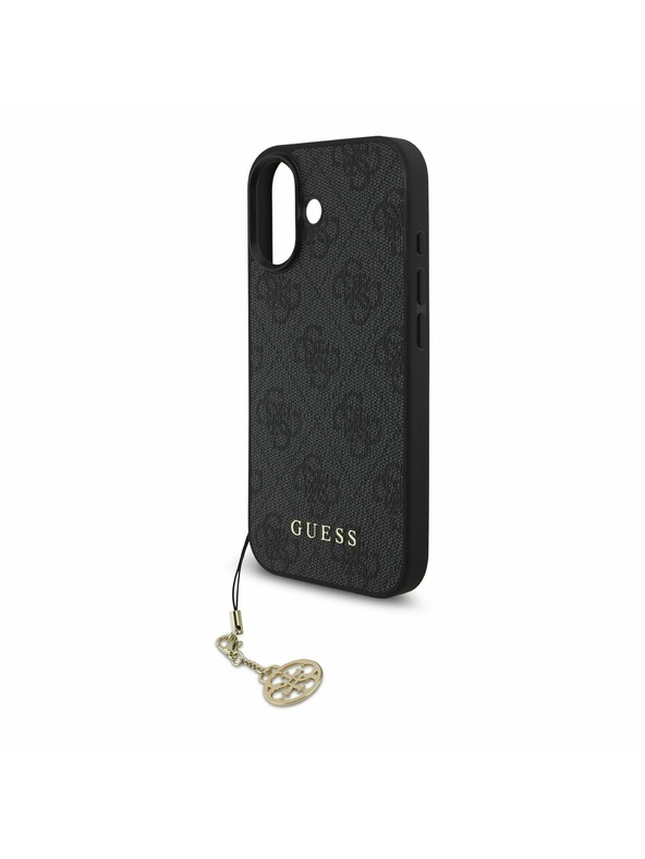 Guess Guess 4G Charm MagSafe Zadný Kryt pre iPhone 17 Tone on Tone Grey