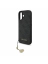 Guess Guess 4G Charm MagSafe Zadný Kryt pre iPhone 17 Tone on Tone Grey