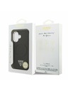 Guess Guess PU Koža Triangle Logo MagSafe Zadný Kryt pre iPhone 17 Black