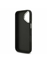 Guess Guess PU Zrnený 4G Metal Logo Zadný Kryt pre iPhone 17 Black