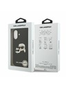Karl Lagerfeld Karl Lagerfeld Liquid Silicone Double Heads MagSafe Zadný Kryt pre iPhone 17 Black