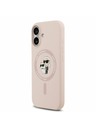 Karl Lagerfeld Karl Lagerfeld Liquid Silicone Karl and Choupette MagSafe Zadný Kryt pre iPhone 17 Pink