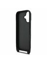 Karl Lagerfeld Karl Lagerfeld Saffiano Crossbody Popruhy Metal Karl and Choupette Zadný Kryt pre iPhone 17 Black