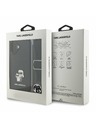 Karl Lagerfeld Karl Lagerfeld Saffiano Crossbody Popruhy Metal Karl and Choupette Zadný Kryt pre iPhone 17 Black