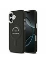 Karl Lagerfeld Karl Lagerfeld PU RSG Logo MagSafe Zadný Kryt pre iPhone 17 Black