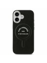 Karl Lagerfeld Karl Lagerfeld PU RSG Logo MagSafe Zadný Kryt pre iPhone 17 Black