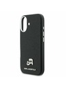Karl Lagerfeld Karl Lagerfeld PU Karl and Choupette Heads Pins MagSafe Zadný Kryt pre iPhone 17 Black