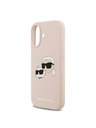 Karl Lagerfeld Karl Lagerfeld Liquid Silicone Double Heads MagSafe Zadný Kryt pre iPhone 17 Pink