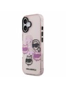 Karl Lagerfeld Karl Lagerfeld IML Multi K&CH Heads Zadný Kryt pre iPhone 17 Pink