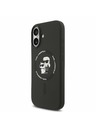 Karl Lagerfeld Karl Lagerfeld Liquid Silicone Karl and Choupette MagSafe Zadný Kryt pre iPhone 17 Black