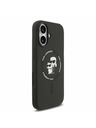 Karl Lagerfeld Karl Lagerfeld Liquid Silicone Karl and Choupette MagSafe Zadný Kryt pre iPhone 17 Black