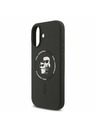 Karl Lagerfeld Karl Lagerfeld Liquid Silicone Karl and Choupette MagSafe Zadný Kryt pre iPhone 17 Black