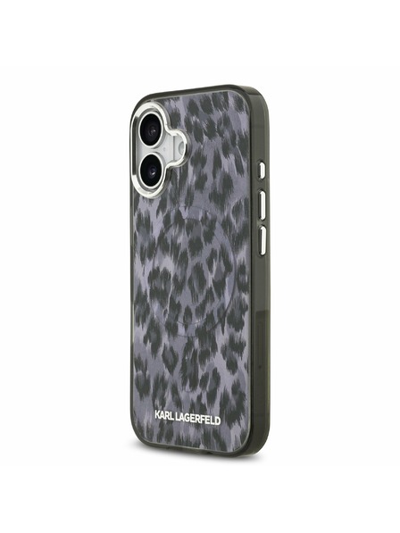 Karl Lagerfeld Karl Lagerfeld IML Leopard MagSafe Zadný Kryt pre iPhone 17 Grey