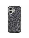 Karl Lagerfeld Karl Lagerfeld IML Leopard MagSafe Zadný Kryt pre iPhone 17 Grey