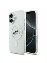 Karl Lagerfeld Karl Lagerfeld IML K&CH Heads Metal Frame MagSafe Zadný Kryt pre iPhone 17 Transparent