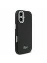 Lacoste Lacoste PVC Iconic Petit Pique Metal Logo MagSafe Zadný Kryt pre iPhone 17 Black