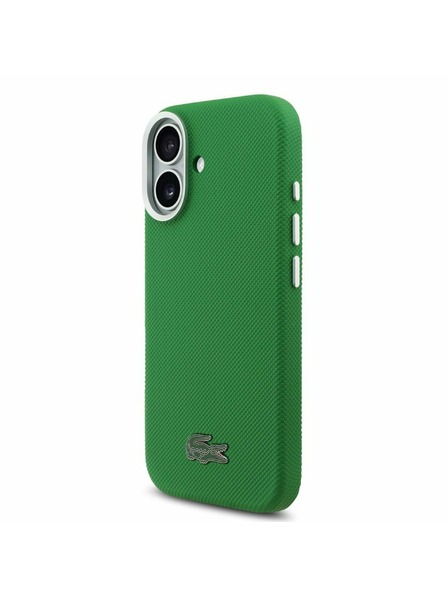 Lacoste Lacoste PVC Iconic Petit Pique Metal Logo MagSafe Zadný Kryt pre iPhone 17 Green