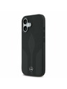 Mercedes Mercedes Kožený The Move MagSafe Zadný Kryt pre iPhone 17 Black