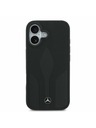 Mercedes Mercedes Kožený The Move MagSafe Zadný Kryt pre iPhone 17 Black