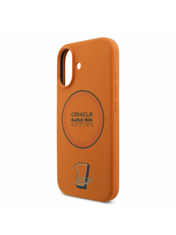 Red Bull Red Bull Silicone Blue Ring MagSafe Zadný kryt pre iPhone 17 Orange