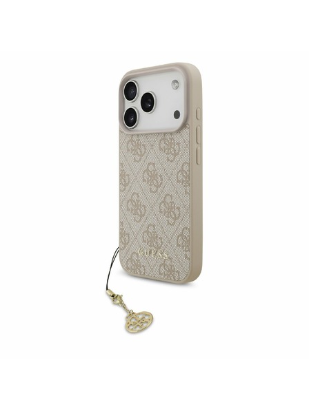Guess Guess 4G Charm MagSafe Zadný kryt pre iPhone 17 Pro Tone on Tone Pink
