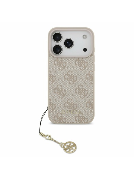 Guess Guess 4G Charm MagSafe Zadný kryt pre iPhone 17 Pro Tone on Tone Pink