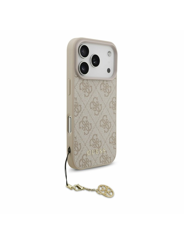 Guess Guess 4G Charm MagSafe Zadný kryt pre iPhone 17 Pro Tone on Tone Pink
