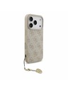 Guess Guess 4G Charm MagSafe Zadný kryt pre iPhone 17 Pro Tone on Tone Pink