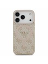 Guess Guess PU Leather 4G Colored Ring MagSafe Zadný kryt pre iPhone 17 Pro Pink