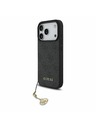 Guess Guess 4G Charm MagSafe Zadný kryt pre iPhone 17 Pro Tone on Tone Grey
