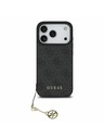 Guess Guess 4G Charm MagSafe Zadný kryt pre iPhone 17 Pro Tone on Tone Grey