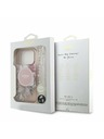 Guess Guess IML Flowers Strap MagSafe Zadný kryt pre iPhone 17 Pro Pink