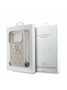 Guess Guess PU 4G Metal Logo Strap Zadný kryt pre iPhone 17 Pro Pink
