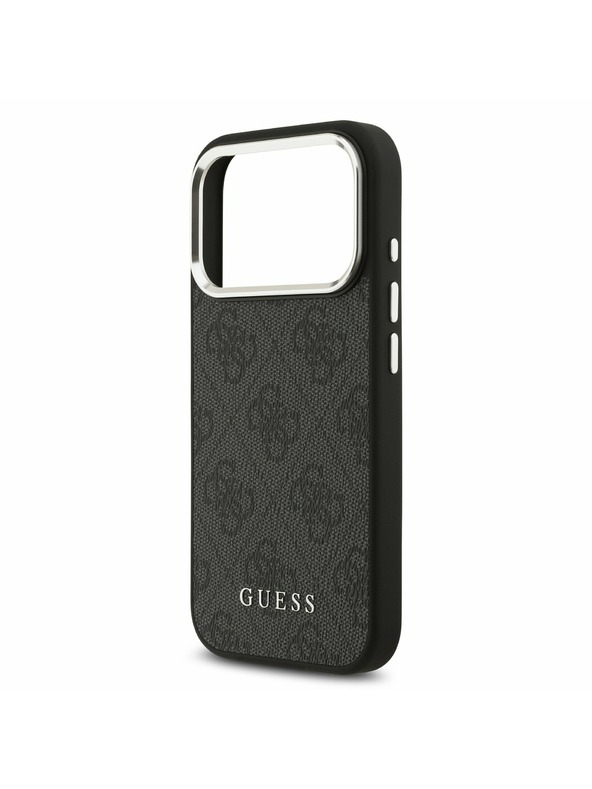 Guess Guess 4G MagSafe Zadný kryt pre iPhone 17 Pro Black