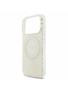 Guess Guess IML Flowers Allover Strap MagSafe Zadný kryt pre iPhone 17 Pro White