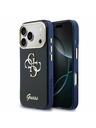 Guess Guess IML 4G Script Metal Logo Zadný kryt pre iPhone 17 Pro Blue