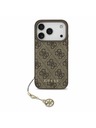 Guess Guess 4G Charm MagSafe Zadný kryt pre iPhone 17 Pro Tone on Tone Brown