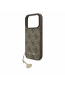 Guess Guess 4G Charm MagSafe Zadný kryt pre iPhone 17 Pro Tone on Tone Brown