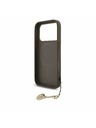 Guess Guess 4G Charm MagSafe Zadný kryt pre iPhone 17 Pro Tone on Tone Brown