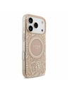 Guess Guess IML Flowers Allover Strap MagSafe Zadný kryt pre iPhone 17 Pro Pink