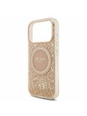 Guess Guess IML Flowers Allover Strap MagSafe Zadný kryt pre iPhone 17 Pro Pink