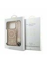 Guess Guess IML Flowers Allover Strap MagSafe Zadný kryt pre iPhone 17 Pro Pink