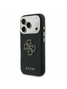 Guess Guess PU Resin Logo Zadný kryt pre iPhone 17 Pro Black