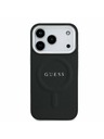 Guess Guess PU Saffiano MagSafe Zadný kryt pre iPhone 17 Pro Black
